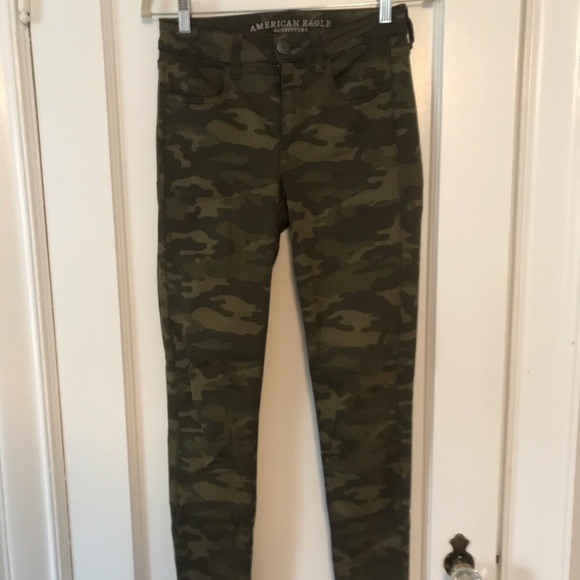 camo jeans women's american eagle